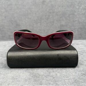 Nicole Miller Baybreeze Wild Grape Sunglasses 56□19-130 Burgundy Green Y2k